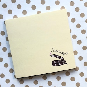 SET of 2 - Arizona Animals - California King Snake - Sticky Notes - Notepads - Cute Stationery - Pets