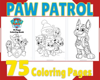 Download Paw Patrol Coloring Etsy