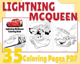 Download Cars Coloring Book Etsy
