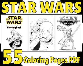 Download Star Wars Coloring Etsy