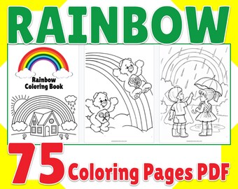 Download Rainbow Coloring Etsy