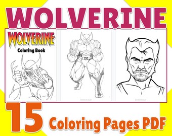 wolverine printables etsy india