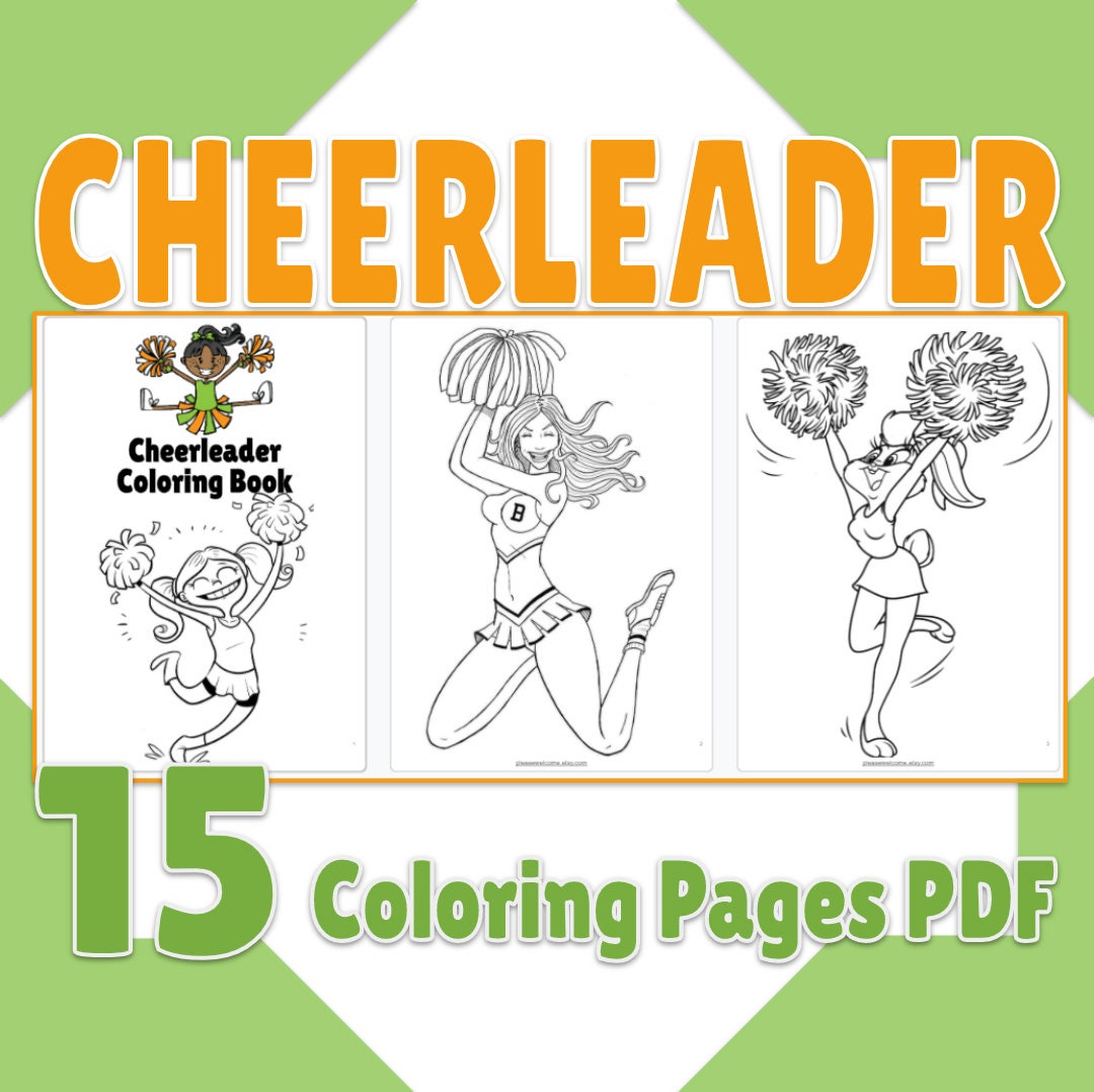 Minnie Mouse Cheerleader Coloring Pages