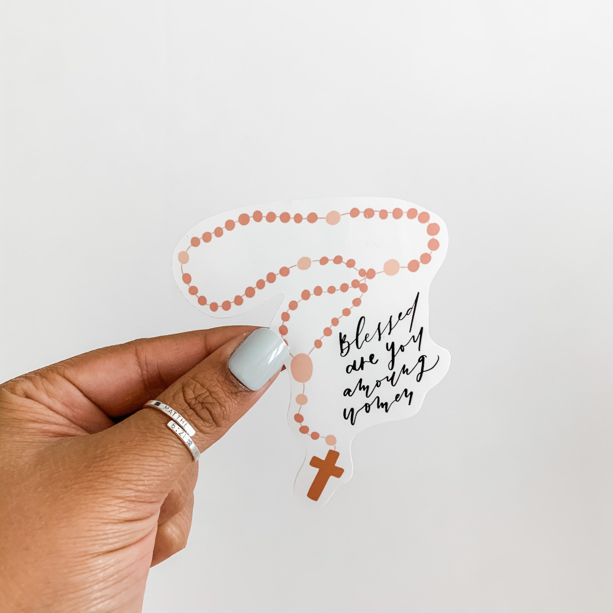 Christian Lettering Stickers Catholic Stickers Marian - Etsy