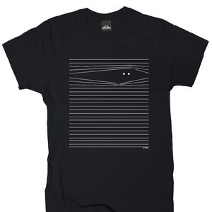 Herren T-Shirt Schwarz mit Print „Augen auf“ – Wolkenbruch Design | Größen S–5XL