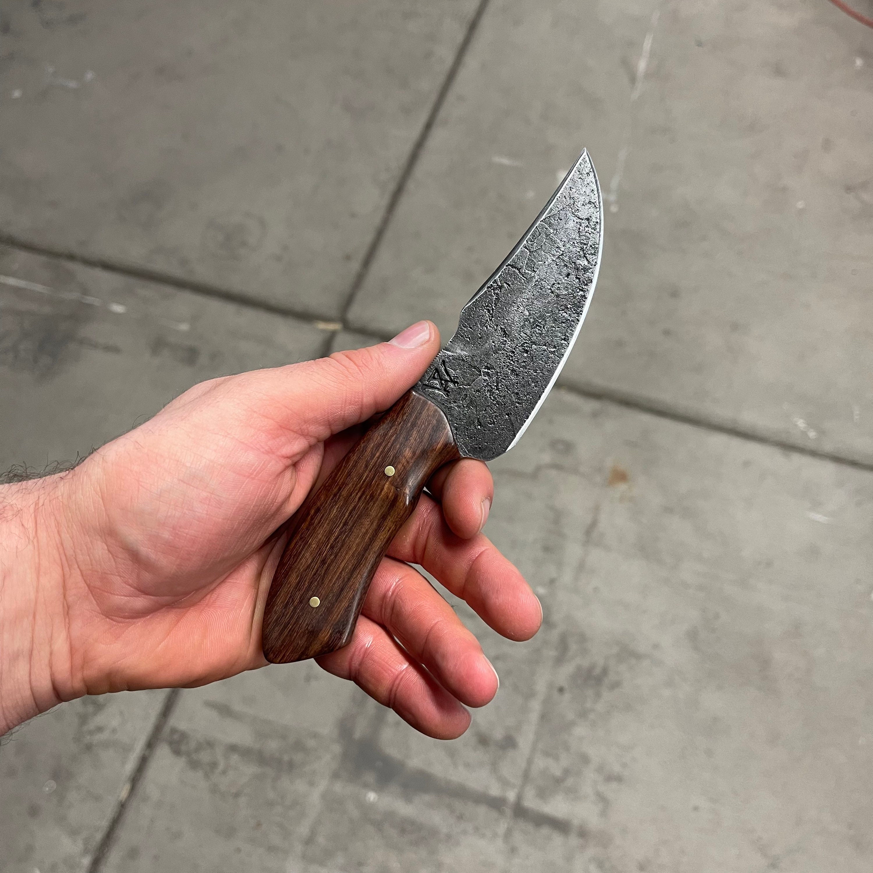Hand Double Edge Clinch Pick / Handmade knife / Hammer Etsy