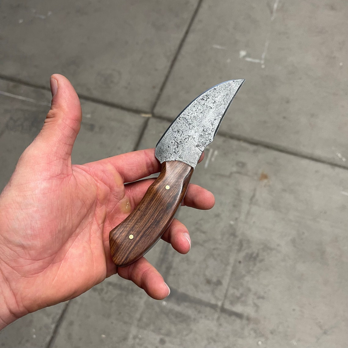 Hand Double Edge Clinch Pick / Handmade knife / Hammer Etsy