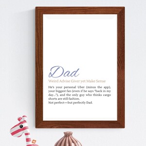 Decorazione murale semplice, citazioni divertenti stampabili, regalo per papà, regalo per la festa del papà, poster per la festa di inaugurazione della casa, regalo per il marito scaricabile immediatamente
