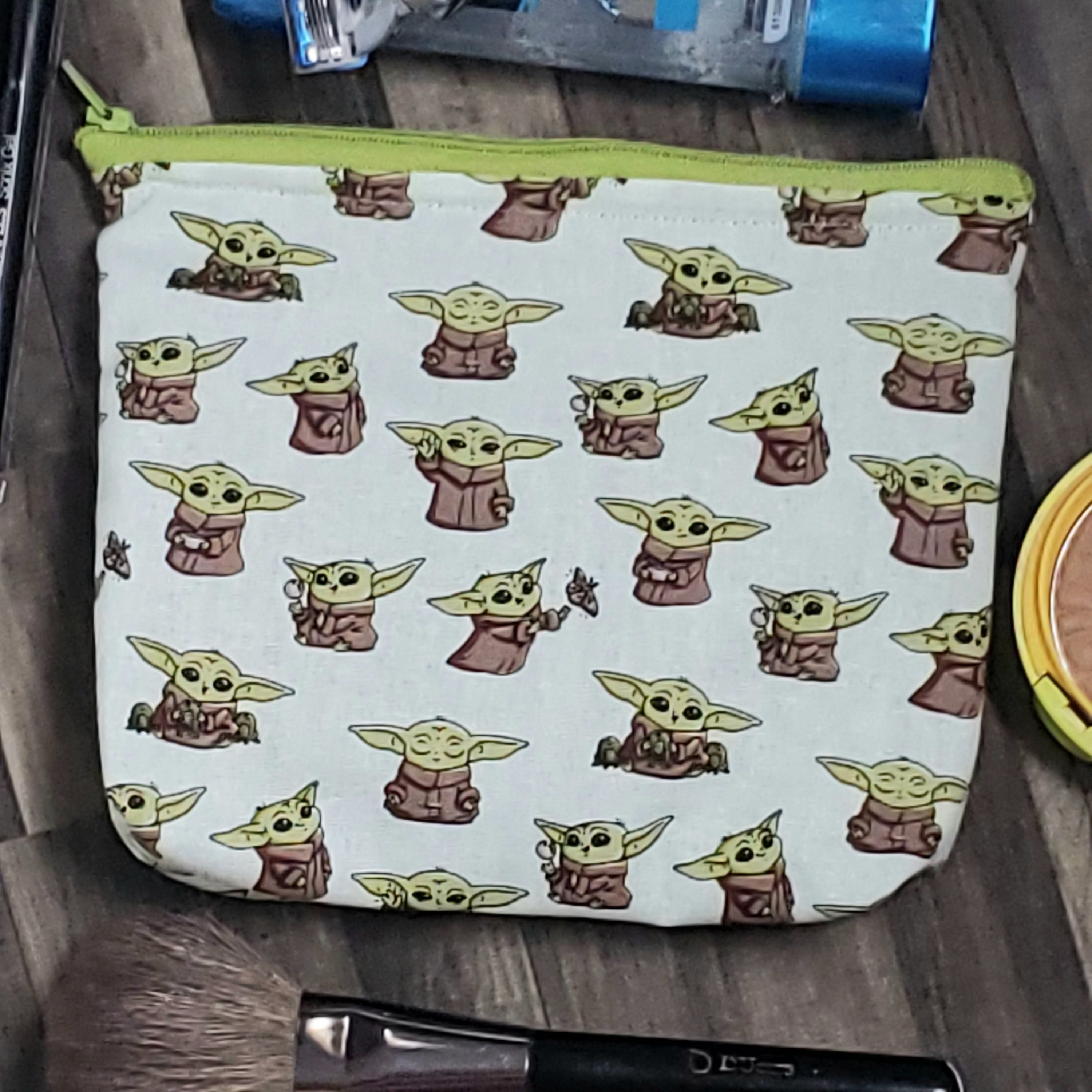 Star Wars Baby Yoda Zipper Pouch Makeup bag Pencil Case Etsy