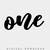 One Svg Png, Number One Hand Lettered Cursive Text, Baby Shower Svg ...