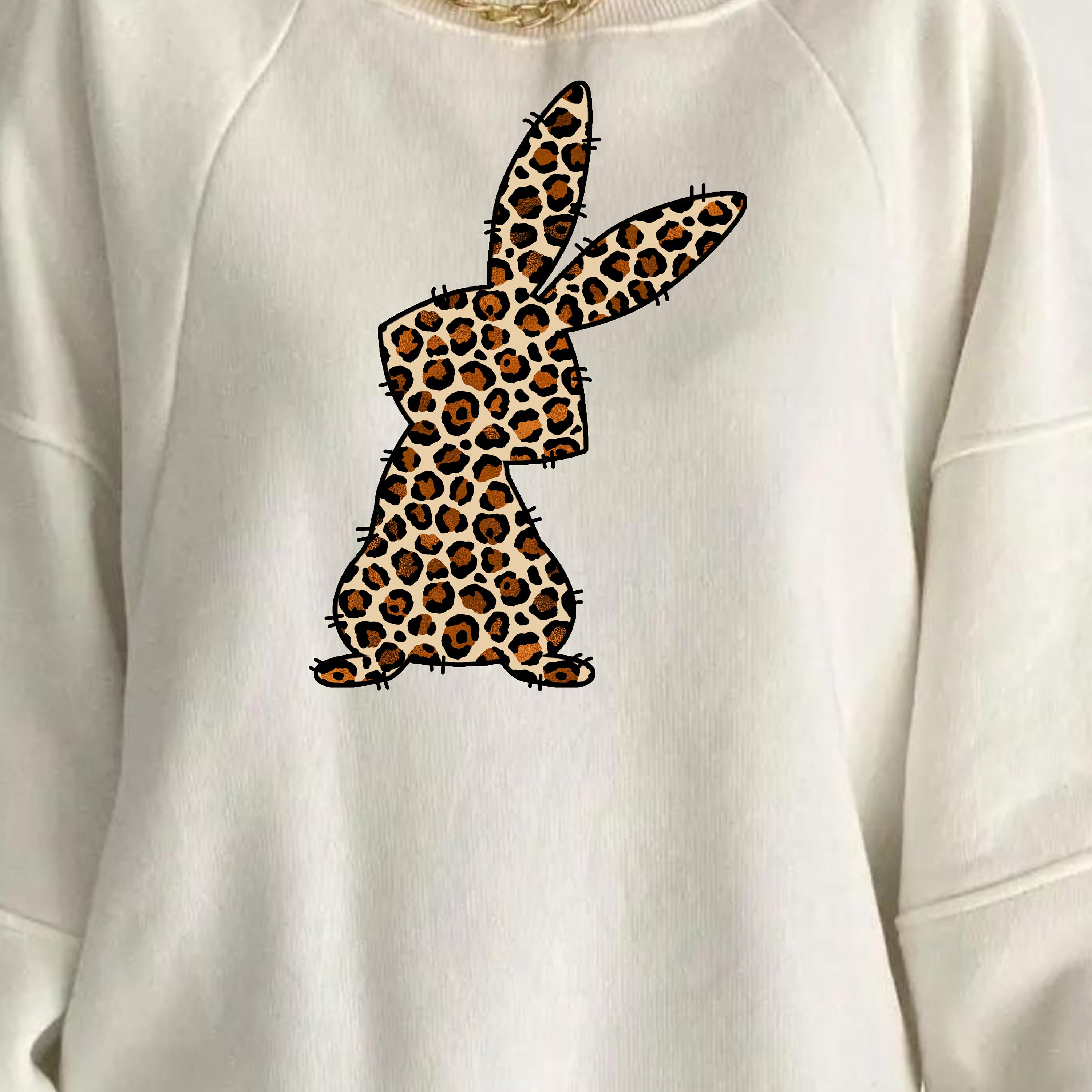 Leopard Print Bunny Svg, Png, Bunny Svg, Bunny Png, Easter Svg, Easter ...