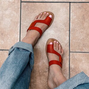 leather sandals for women