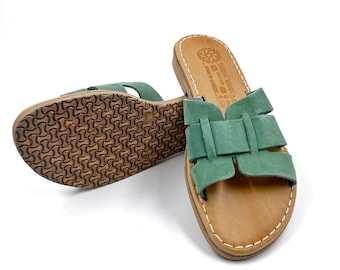 Handmade Greek Leather Sandals, Summer Flip Flops