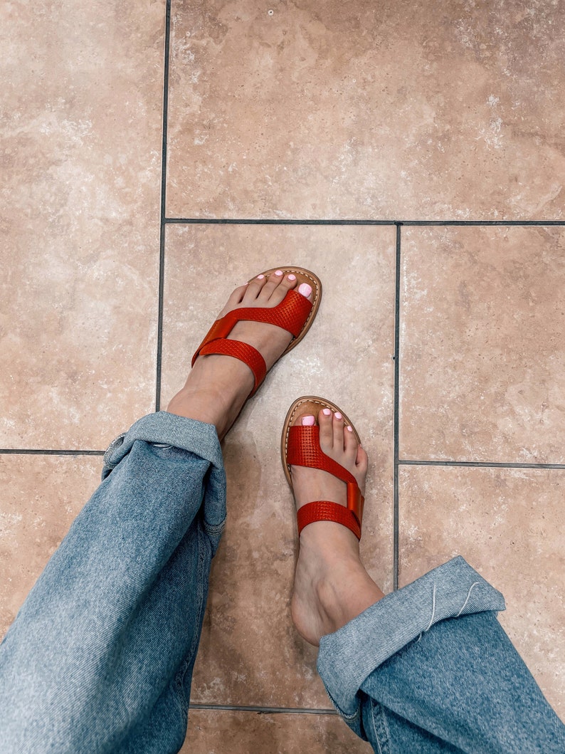 leather sandals for women
