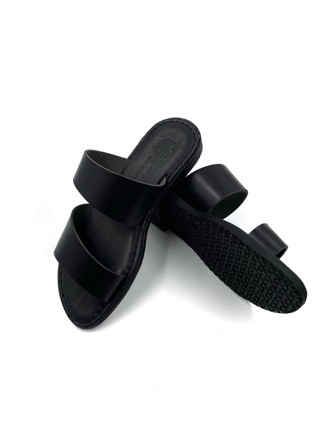 Sample Open Toe Heel Sandals Black main image 1