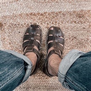 Mens Gladiator and Strappy Leather Sandals, Greek Gladiator Sandals for Men, Mens Gladiators from Genuine Leather, Sandalmania Mens Sandals image 2