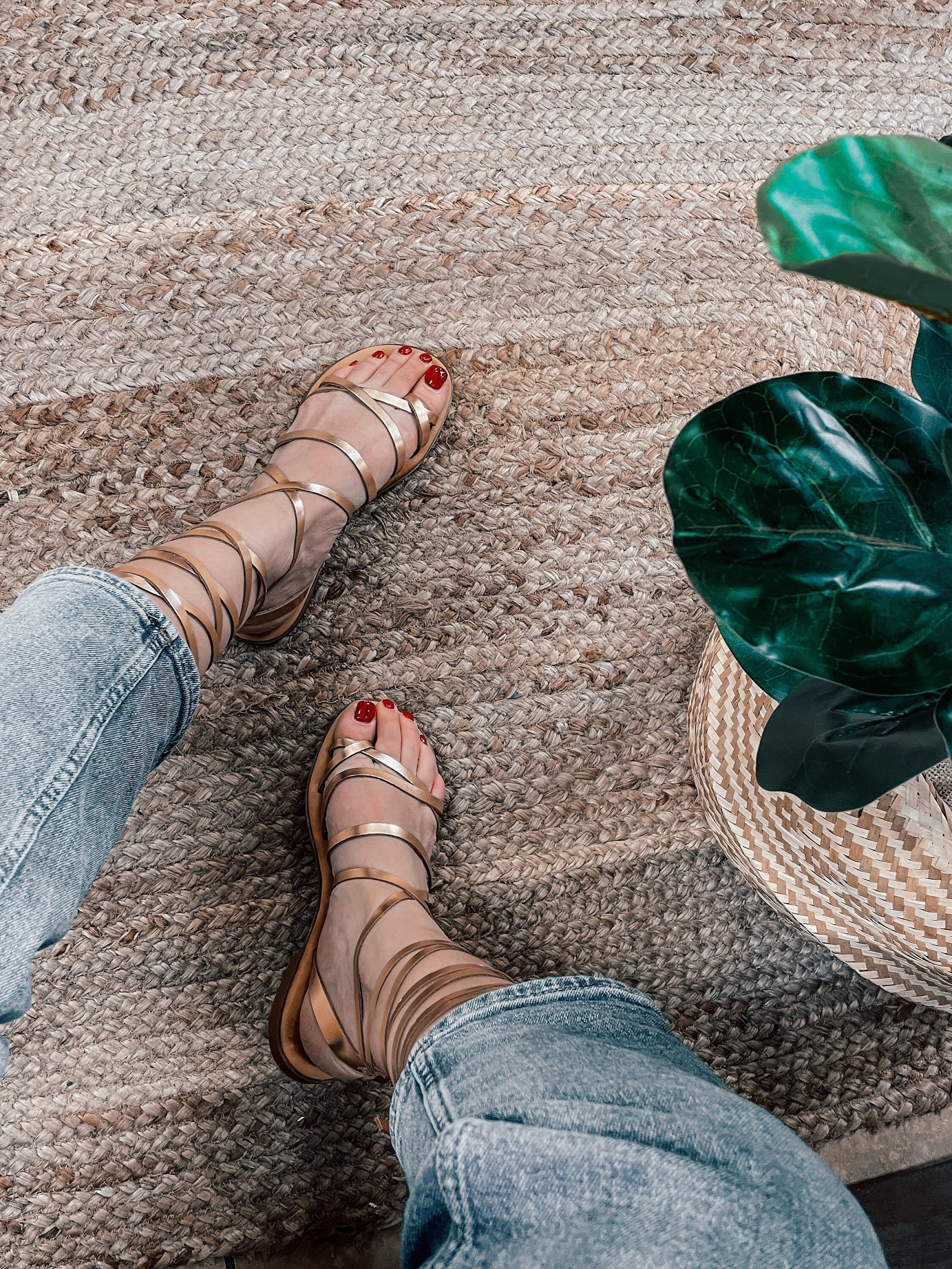 Lace up Sandals Etsy
