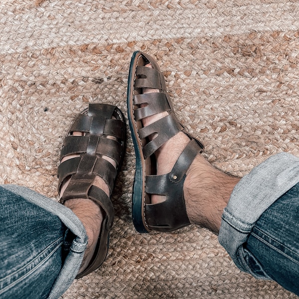 Mens Gladiator and Strappy Leather Sandals, Greek Gladiator Sandals for Men, Mens Gladiators from Genuine Leather, Sandalmania Mens Sandals