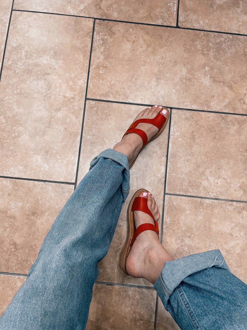 leather sandals for women
