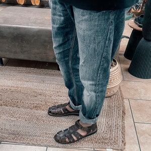 Mens Gladiator and Strappy Leather Sandals, Greek Gladiator Sandals for Men, Mens Gladiators from Genuine Leather, Sandalmania Mens Sandals image 3