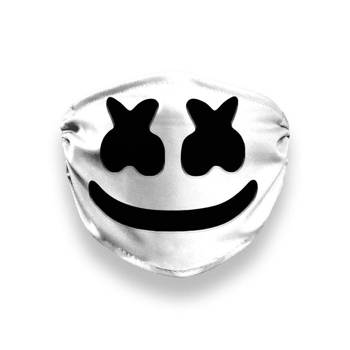 Marshmello Face Mask Kids Adults Facemask DJ inspired Face Etsy