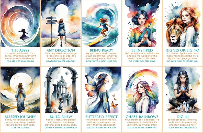 CUSTOM PREORDER: Answers From Spirit Oracle Deck of Channeled Messages, Tarot-Sized Cards + Guidebook PDF immagine 2
