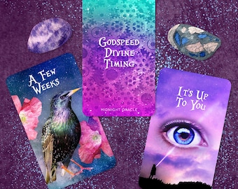 LAST ONES: Godspeed Divine Timing Oracle Deck of Cosmic Tarot-Sized Cards