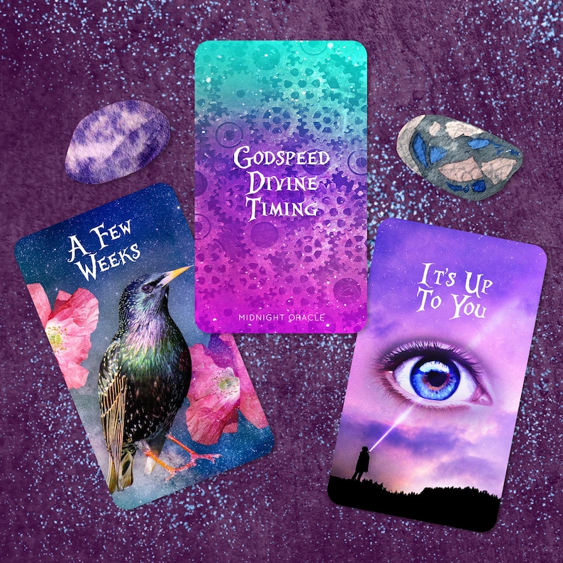 LAST ONES: Godspeed Divine Timing Oracle Deck of Cosmic Tarot-Sized Cards immagine 1