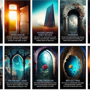 LAST ONES: Sacred Soul Portals Oracle Deck of Higher Self Guidance Tarot Cards image 4