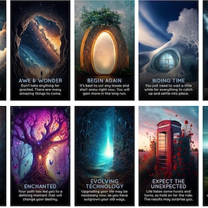 LAST ONES: Sacred Soul Portals Oracle Deck of Higher Self Guidance Tarot Cards image 2
