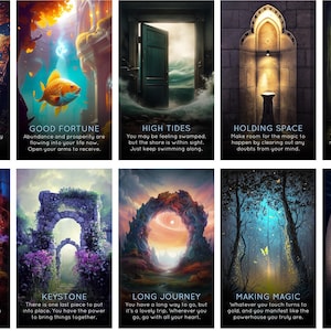 LAST ONES: Sacred Soul Portals Oracle Deck of Higher Self Guidance Tarot Cards image 3