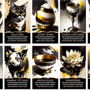 PEDIDO ANTICIPADO PERSONALIZADO: Baraja de cartas del Tarot Money Shadow Work Oracle con cartas de carrera y finanzas imagen 2