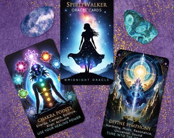 CUSTOM PREORDER: Spiritwalker Oracle Deck of Higher Self Messages Tarot-Sized Cards