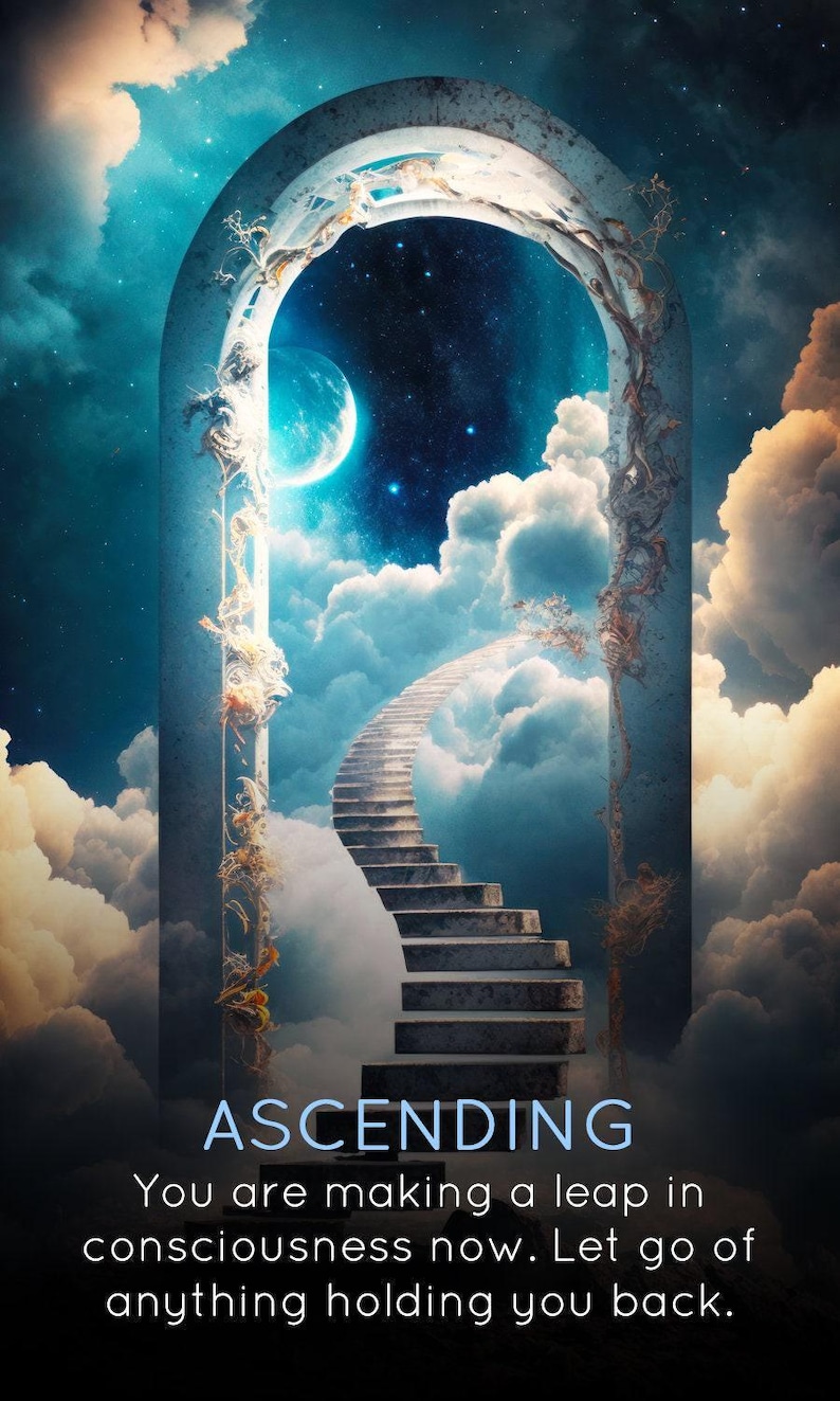 LAST ONES: Sacred Soul Portals Oracle Deck of Higher Self Guidance Tarot Cards image 8