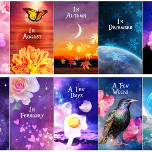 LAST ONES: Godspeed Divine Timing Oracle Deck of Cosmic Tarot-Sized Cards immagine 3