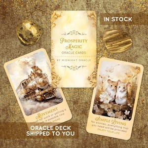 IN STOCK! Prosperity Magic Oracle Deck: Career and Money Manifestation Tarot Cards