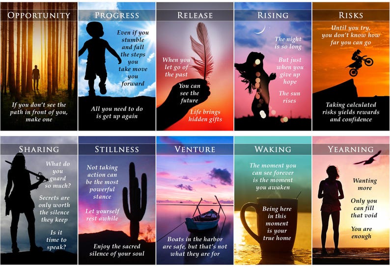 PRÉCOMMANDE PERSONNALISÉE : clarifier des situations Clarificateurs de lecture de la taille d'un jeu de tarots Oracle image 2