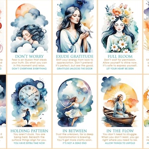 CUSTOM PREORDER: Answers From Spirit Oracle Deck of Channeled Messages, Tarot-Sized Cards + Guidebook PDF immagine 3