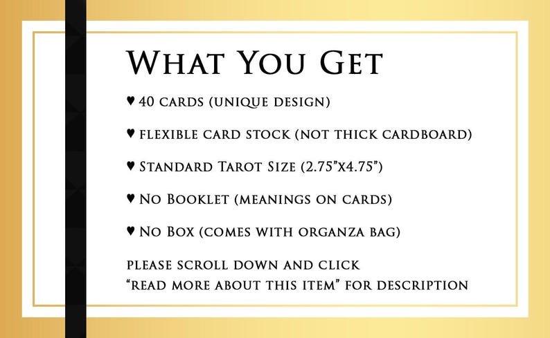 PRÉCOMMANDE PERSONNALISÉE : clarifier des situations Clarificateurs de lecture de la taille d'un jeu de tarots Oracle image 6