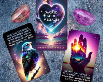 CUSTOM PREORDER: Sacred Soul Messages Oracle Deck of Divine Guidance Tarot-Sized Cards
