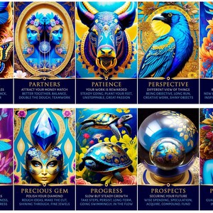 ¡PREVENTA PERSONALIZADA! Baraja de oráculo de la Diosa Índigo: Tarot de orientación sobre dinero y carrera (80 cartas) imagen 5