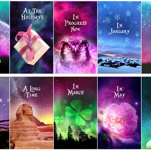 LAST ONES: Godspeed Divine Timing Oracle Deck of Cosmic Tarot-Sized Cards immagine 4