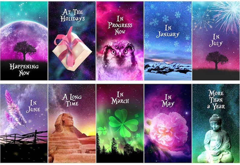 LAST ONES: Godspeed Divine Timing Oracle Deck of Cosmic Tarot-Sized Cards immagine 4