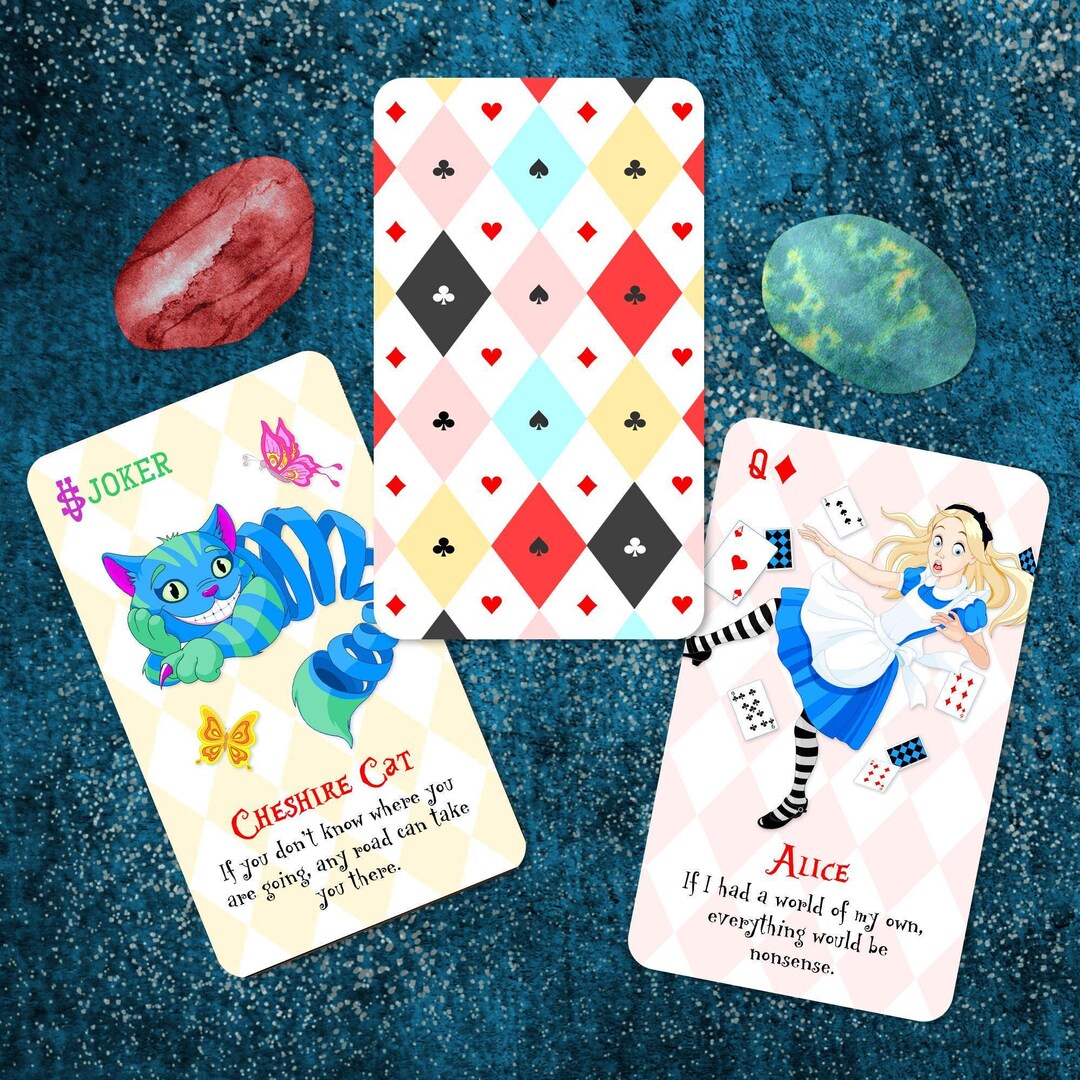 Wonderland Rune Oracle CUSTOM PREORDER: Wonderland Oracle Deck of Alice in Wonderland Tarot ...
