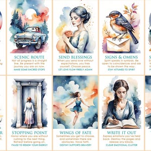 CUSTOM PREORDER: Answers From Spirit Oracle Deck of Channeled Messages, Tarot-Sized Cards + Guidebook PDF immagine 5