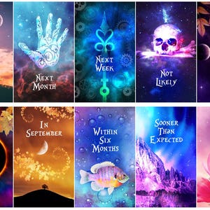 LAST ONES: Godspeed Divine Timing Oracle Deck of Cosmic Tarot-Sized Cards immagine 5
