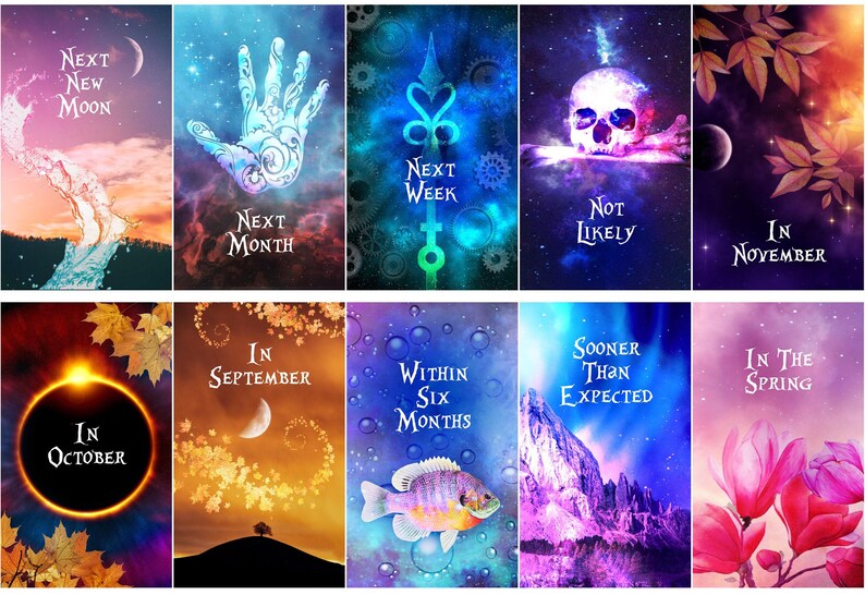 LAST ONES: Godspeed Divine Timing Oracle Deck of Cosmic Tarot-Sized Cards immagine 5