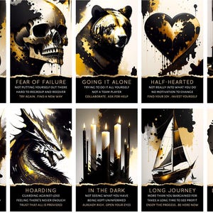 PEDIDO ANTICIPADO PERSONALIZADO: Baraja de cartas del Tarot Money Shadow Work Oracle con cartas de carrera y finanzas imagen 4