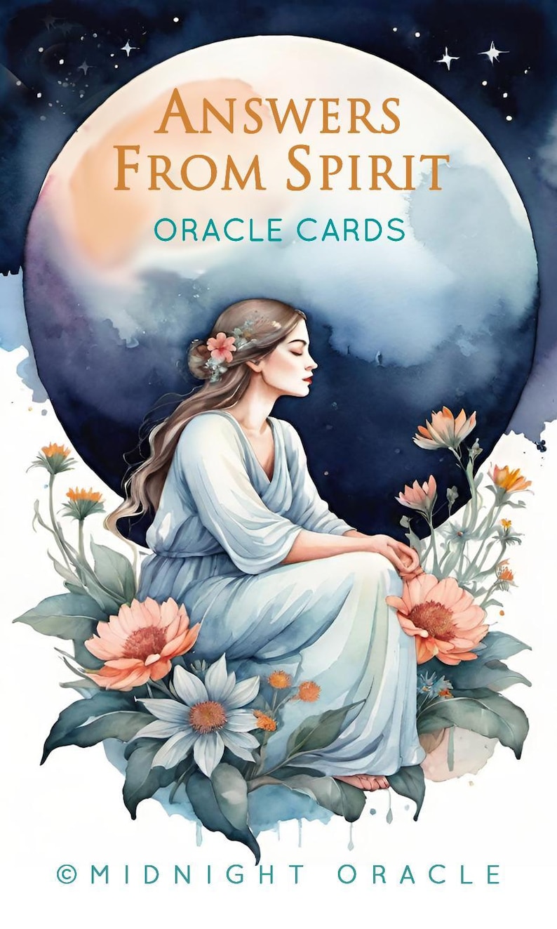 CUSTOM PREORDER: Answers From Spirit Oracle Deck of Channeled Messages, Tarot-Sized Cards + Guidebook PDF immagine 7