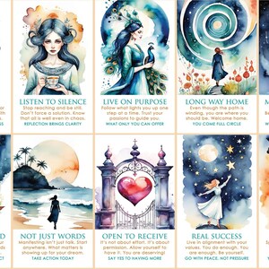 CUSTOM PREORDER: Answers From Spirit Oracle Deck of Channeled Messages, Tarot-Sized Cards + Guidebook PDF immagine 4